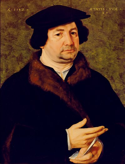 Portrait of a Man Aged 49, 1542 by Bartholomaeus Bruyn